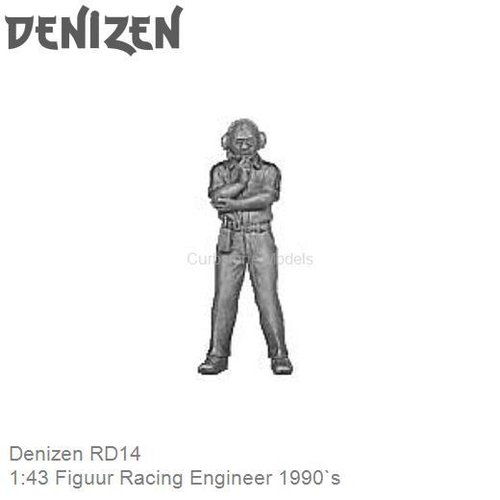 Bouwpakket 1:43 Figuur Racing Engineer 1990`s (Denizen RD14)