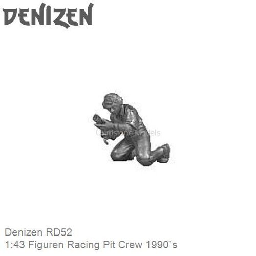 Bouwpakket 1:43 Figuren Racing Pit Crew 1990`s (Denizen RD52)