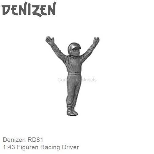 Bouwpakket 1:43 Figuren Racing Driver (Denizen RD81)