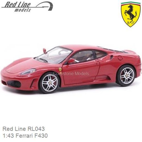 Modelauto 1:43 Ferrari F430 (Red Line RL043)