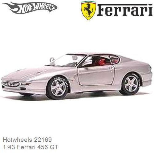 Modelauto 1:43 Ferrari 456 GT (Hotwheels 22169)
