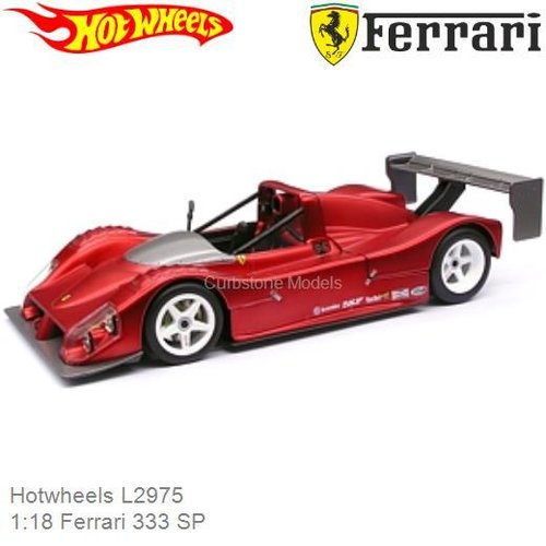 Modelauto 1:18 Ferrari 333 SP (Hotwheels L2975)