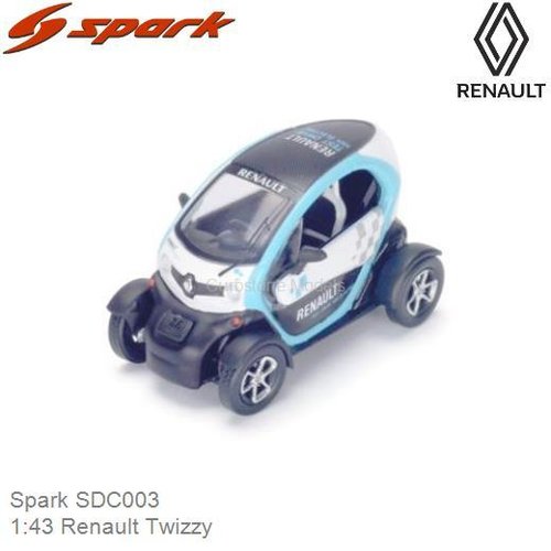 Modelauto 1:43 Renault Twizzy (Spark SDC003)