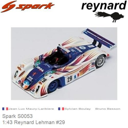 Modellauto 1:43 Reynard Lehman #29 | Jean Luc Maury-Laribiere (Spark S0053)