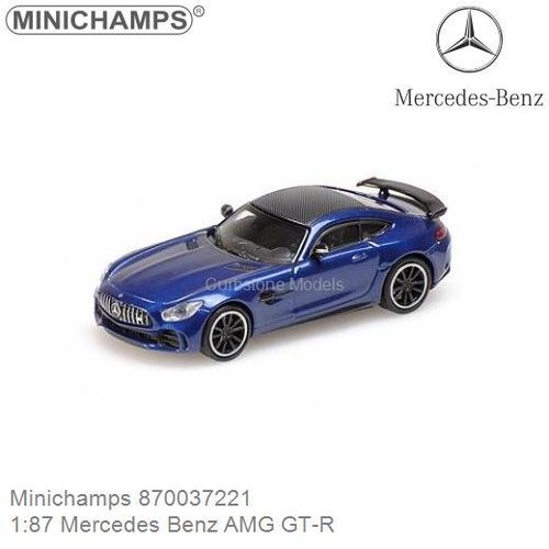 Modelauto 1:87 Mercedes Benz AMG GT-R (Minichamps 870037221)