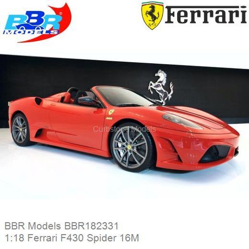 PRE-ORDER 1:18 Ferrari F430 Spider 16M (BBR Models BBR182331)