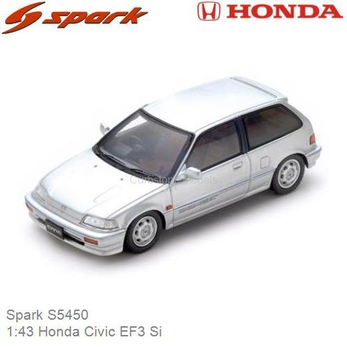 Modelauto 1:43 Honda Civic EF3 Si (Spark S5450)