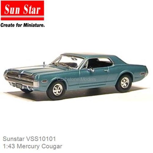 Modelauto 1:43 Mercury Cougar (Sunstar VSS10101)