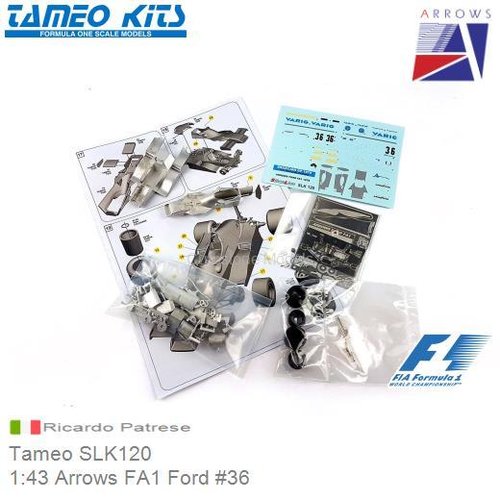 Kit 1:43 Arrows FA1 Ford #36 | Ricardo Patrese (Tameo SLK120)