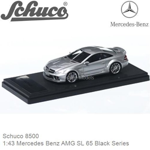 Modelauto 1:43 Mercedes Benz AMG SL 65 Black Series (Schuco 8500)