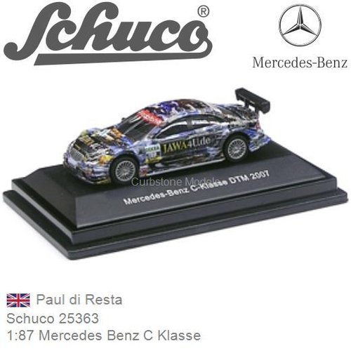 Modelauto 1:87 Mercedes Benz C Klasse | Paul di Resta (Schuco 25363)