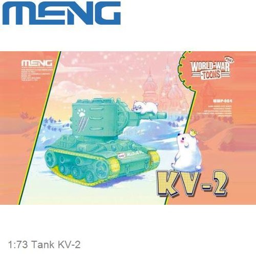 Bouwpakket 1:73 Tank KV-2 (MENG WWP-004)