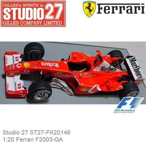 Bouwpakket 1:20 Ferrari F2003-GA (Studio 27 ST27-FK20146)