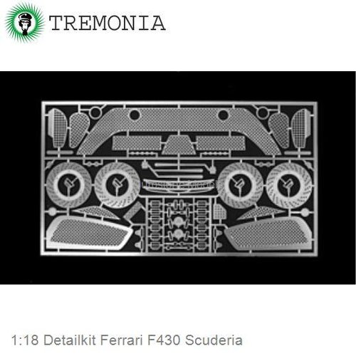 Bouwpakket 1:18 Detailkit Ferrari F430 Scuderia (Tremonia CW18395)