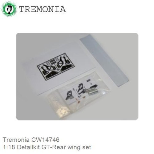 Bouwpakket 1:18 Detailkit GT-Rear wing set (Tremonia CW14746)