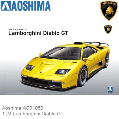 Bouwpakket 1:24 Lamborghini Diablo GT (Aoshima AO01050)