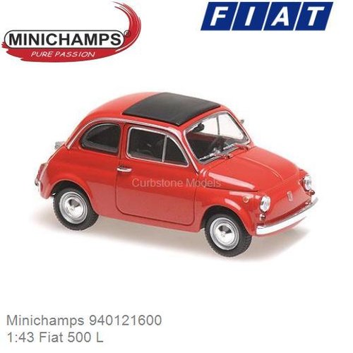 Modelcar 1:43 Fiat 500 L (Minichamps 940121600)