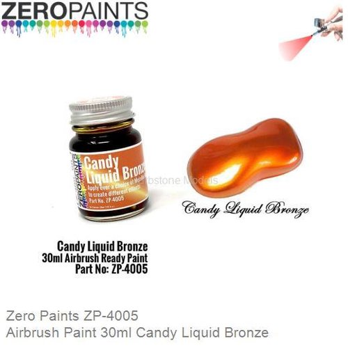Airbrush Paint 30ml Candy Liquid Bronze (Zero Paints ZP-4005)