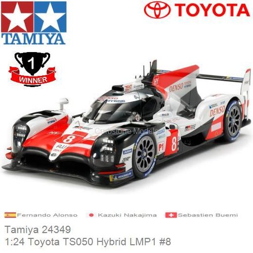Kit 1:24 Toyota TS050 Hybrid LMP1 #8 | Fernando Alonso (Tamiya 24349)