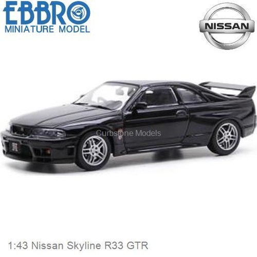 Modelauto 1:43 Nissan Skyline R33 GTR (Ebbro EBB43586)