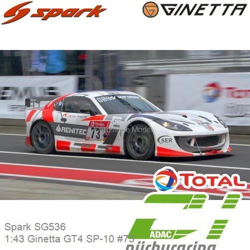 PRE-ORDER 1:43 Ginetta GT4 SP-10 #73 | Colin-Derek White (Spark SG536)