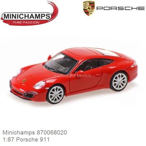 PRE-ORDER 1:87 Porsche 911 (Minichamps 870068020)