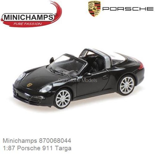 PRE-ORDER 1:87 Porsche 911 Targa (Minichamps 870068044)