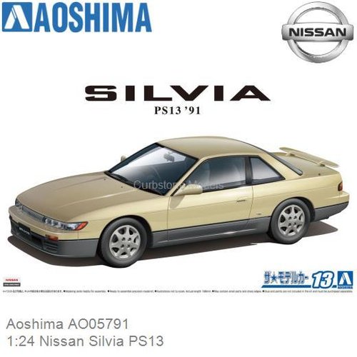 Modelauto 1:24 Nissan Silvia PS13 (Aoshima AO05791)