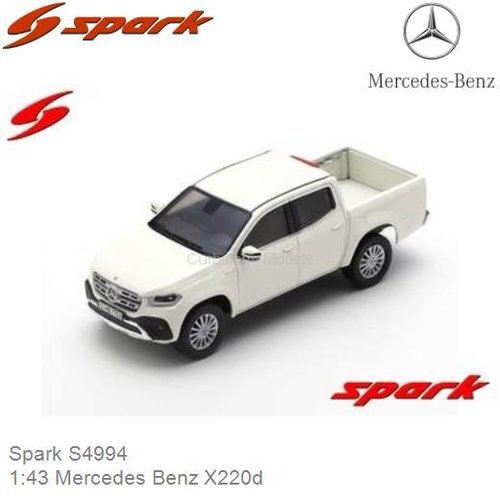 Modellauto 1:43 Mercedes Benz X220d (Spark S4994)