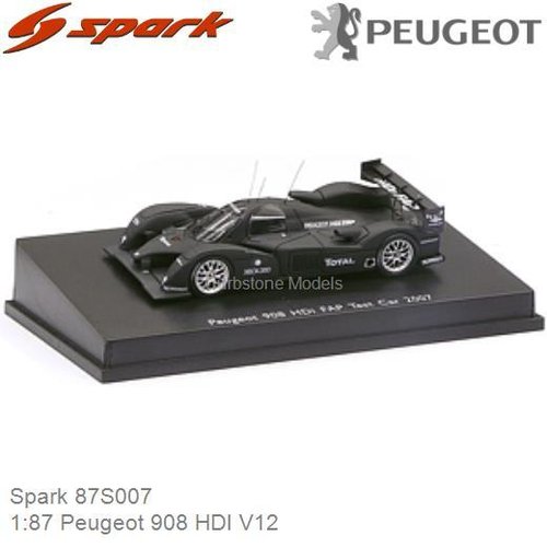 Modelauto 1:87 Peugeot 908 HDI V12 (Spark 87S007)