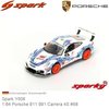 Modelauto 1:64 Porsche 911 991 Carrera 4S #88 | Christian Konnerth (Spark Y006)