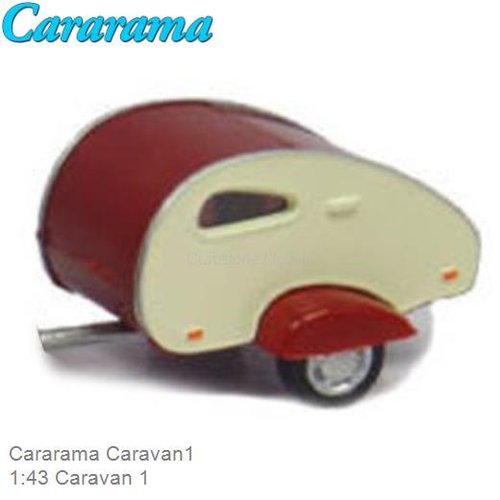 1:43 Caravan 1 (Cararama Caravan1)