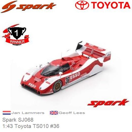 Modelauto 1:43 Toyota TS010 #36 | Jan Lammers (Spark SJ068)