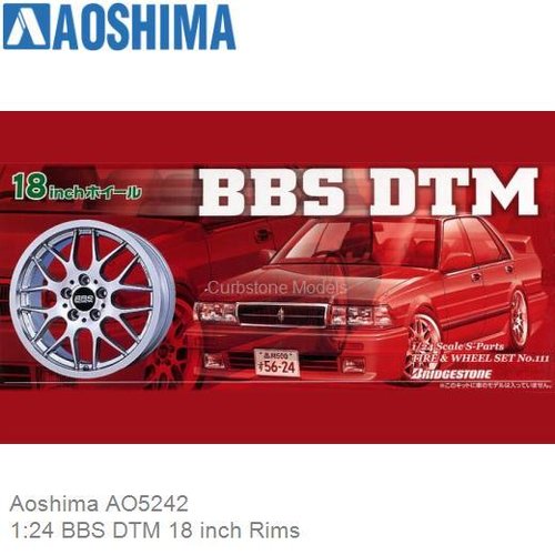 Bouwpakket 1:24 BBS DTM 18 inch Rims (Aoshima AO5242)
