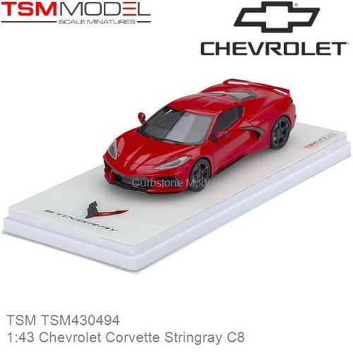 Modelauto 1:43 Chevrolet Corvette Stringray C8 (TSM TSM430494)