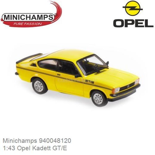 Modelauto 1:43 Opel Kadett GT/E (Minichamps 940048120)