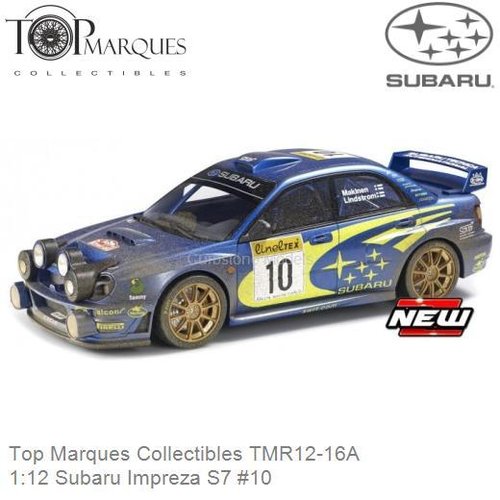 PRE-ORDER 1:12 Subaru Impreza S7 #10 | Timo Mäkinen (Top Marques Collectibles TMR12-16A)