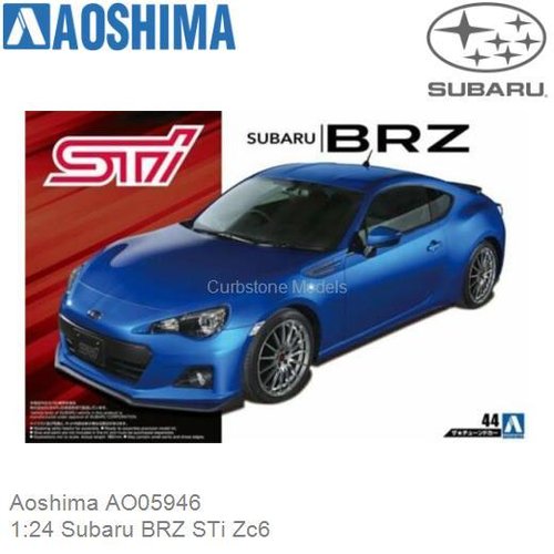 Bouwpakket 1:24 Subaru BRZ STi Zc6 (Aoshima AO05946)