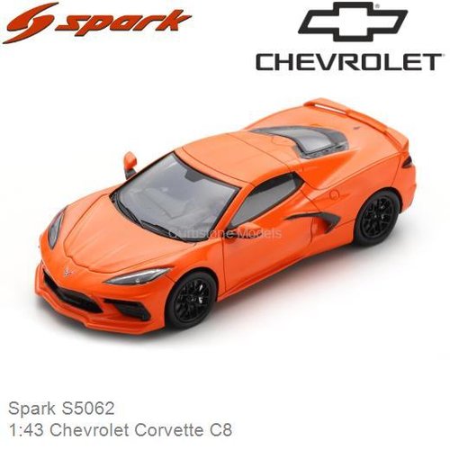 PRE-ORDER 1:43 Chevrolet Corvette C8 (Spark S5062)