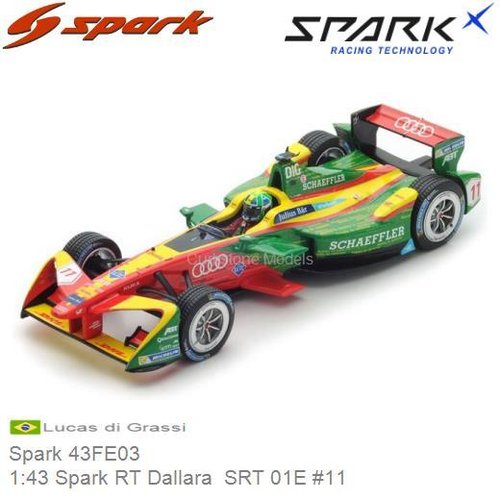 Modelauto 1:43 Spark RT Dallara  SRT 01E #11 (Spark 43FE03)