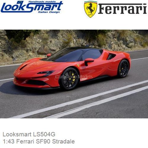 PRE-ORDER 1:43 Ferrari SF90 Stradale (Looksmart LS504G)