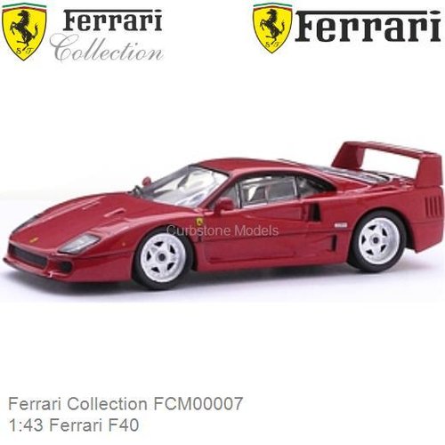 Modelauto 1:43 Ferrari F40 (Ferrari Collection FCM00007)