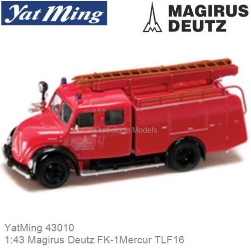 1:43 Magirus Deutz FK-1Mercur TLF16 (YatMing 43010)