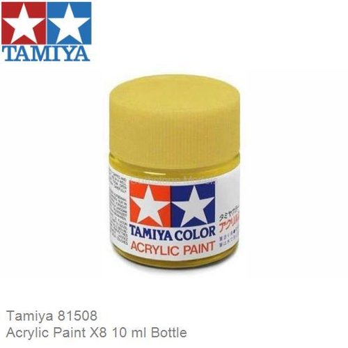 Acrylic Paint X8 10 ml Bottle (Tamiya 81508)