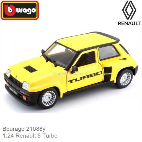 Modelauto 1:24 Renault 5 Turbo (Bburago 21088y)