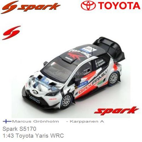 Modelauto 1:43 Toyota Yaris WRC | Marcus Grönholm (Spark S5170)