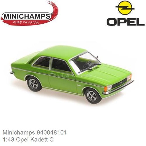 Modelauto 1:43 Opel Kadett C (Minichamps 940048101)