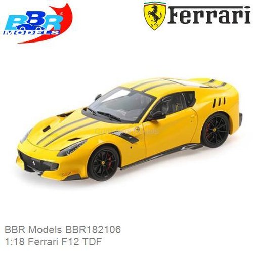 PRE-ORDER 1:18 Ferrari F12 TDF (BBR Models BBR182106)