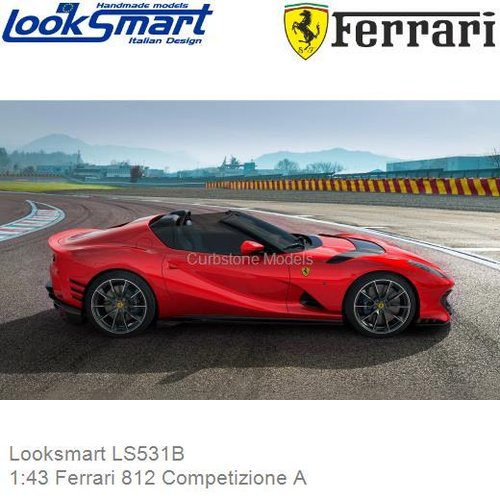 PRE-ORDER 1:43 Ferrari 812 Competizione A (Looksmart LS531B)