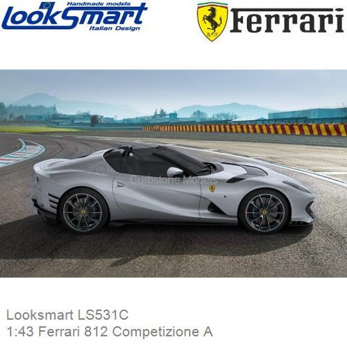 PRE-ORDER 1:43 Ferrari 812 Competizione A (Looksmart LS531C)